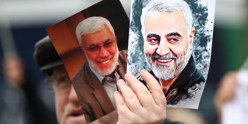 ڕێوڕەسمی بەرزڕاگرتنی یادی شەهیدان سولێمانی و موهەندیس لە بەغدا بەڕێوەچوو