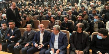 بەڕێوەچوونی ڕێوڕەسمی بەرزڕاگرتنی یادی شەهیدان سولێمانی و موهەندیس لە شاری سلێمانی