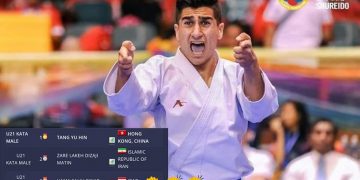 بینه‌ر هاته‌ پله‌ى شه‌شه‌مى كاراتیزانانى جیهانه‌وه‌
