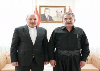 سەرکونسوڵی ئێران لە هەولێر سەرەخۆشی لە وەزیری ڕۆشنیری دەکات