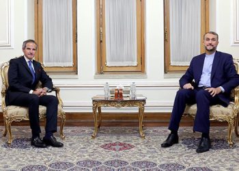 ڕافائیل گروسی لە گەڵ وەزیری دەرەوەی ئێران کۆبووە