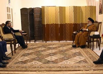 وەزیری ڕۆشنبیریی ئێران لە گەڵ سەید حەسەن نەسروڵڵا کۆبووە