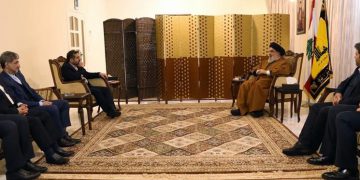 وەزیری ڕۆشنبیریی ئێران لە گەڵ سەید حەسەن نەسروڵڵا کۆبووە