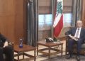 کۆبوونەوەی وەزیری دەرەوەی ئێران لە گەڵ سەرۆکی پەرلەمانی لوبنان