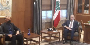 کۆبوونەوەی وەزیری دەرەوەی ئێران لە گەڵ سەرۆکی پەرلەمانی لوبنان