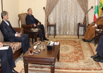 کۆبوونەوەی وەزیری دەرەوەی ئێران و ئەمینداری گشتی حیزبوڵڵای لوبنان