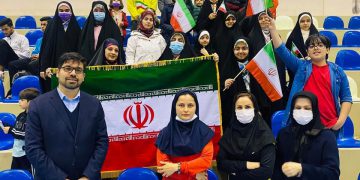 بە وێنە؛ ئێران کۆنترۆلی پالەوانێتی تۆپی سەرمێزی عێراق لە سلێمانی کردووە