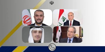 وەزیری دەرەوەی ئێران کێشەی خۆڵبارینەکەی لە گەڵ هاوتاکانی لە سێ وڵاتی عەرەبی تاوتوێ کرد