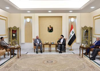 باڵیۆزی ئێران لە بەغدا لە گەڵ سەید عەمار حەکیم کۆبووە