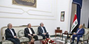 چاوپێکەوتنی وەزیری تەندرووستی ئێران و سەرۆک کۆماری عێراق لە بەغدا