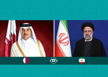 وتووێژی تەلەفوونی و جەژنانەی سەرۆک کۆماری ئیسلامی ئێران و میری قەتەر