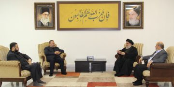 شاندێکی باڵای حەماس لە گەڵ سەید حەسەن نەسروڵڵا کۆبووە