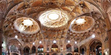 بازاڕی کاشان لە ئێران، بیناسازیی کەم وێنەی سەردەمی قاجاڕەکان