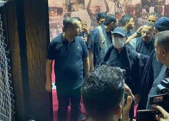 بەشداری فەرماندەی هێزی قودسی سوپای پاسداران لە ڕێپێوانی چلەی شەهیدبوونی ئیمام حوسێن (ع)