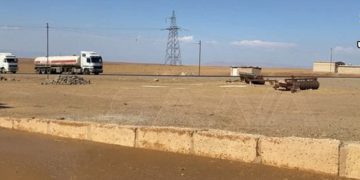 ئەمریکا 92 بارهەڵگر نەوت و گەنمی سوریای بەرەو عێراق تاڵان کرد