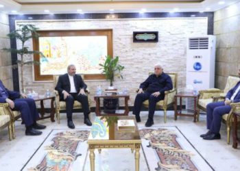 چاوپێکەوتنی باڵیۆزی ئێران و سەرۆکی دەستەی حەشدی شەعبی