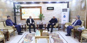 چاوپێکەوتنی باڵیۆزی ئێران و سەرۆکی دەستەی حەشدی شەعبی
