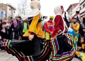 بازاڕە کۆنەکەی ڕامسەر لە باکوری ئێران