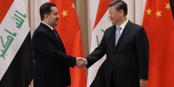 کۆبوونەوەی سەرۆک وەزیرانی عێراق و سەرۆک کۆماری چین لە ڕیاز