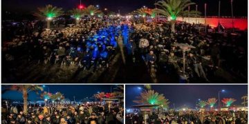 بەرزڕاگرتنی یادی شەهیدان سولێمانی و موهەندیس لە نزیک فڕۆکەخانەی بەغدا