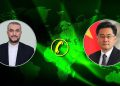 وتووێژی تەلەفوونیی ئەمیر عەبدوڵڵاهیان و وەزیری نوێی دەرەوەی چین