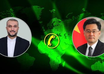 وتووێژی تەلەفوونیی ئەمیر عەبدوڵڵاهیان و وەزیری نوێی دەرەوەی چین