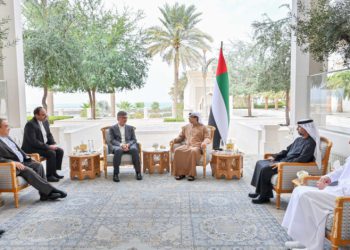 کۆبوونەوەی سەرۆکی بانکی ناوەندیی ئێران و وەزیری دیوانی سەرۆکایەتی ئیمارات