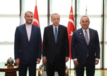 چاوپێکەوتنی وەزیری دەرەوەی ئێران و سەرۆک کۆماری تورکیا