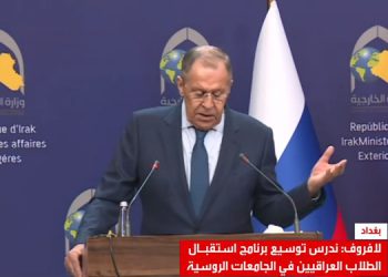 لاوڕۆڤ: ئەمریکا لە ناوچە کوردنشینەکان یاری بە ئاگرەوە دەکات