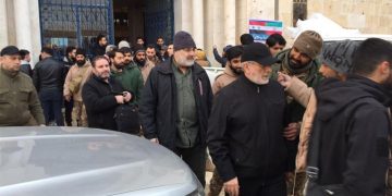 ئامادەبوونی لیوا قائانی لە حەلەبی سوریا بۆ هاوکاریکردنی خەڵکی زیانلێکەوتووی ئەو شارە