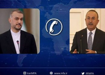 وتووێژی تەلەفوونیی وەزیرانی دەرەوەی ئێران و تورکیا