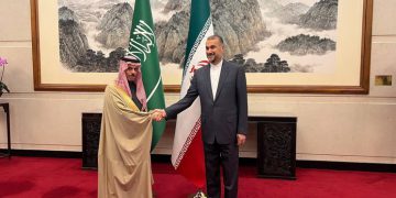 ئەمیر عەبدوڵڵاهیان: کۆبوونەوەیەکی بەرهەمدارم لە گەڵ وەزیری دەرەوەی سعوودیە هەبوو
