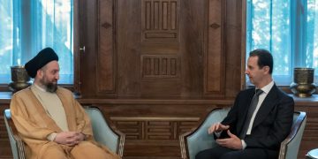 چاوپێکەوتنی بەشار ئەسەد و سەید عەمار حەکیم لە دیمەشق