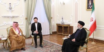نێردەی سعوودیە سەردانی سەرۆک کۆماری ئێرانی کرد