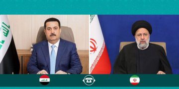ڕەئیسی و سودانی جەختیان لە سەر پتەوکردنی پەیوەندییەکانی تاران – بەغدا کردەوە