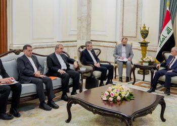 چاوپێکەوتنی جێگری وەزیری دەرەوەی ئێران لە گەڵ سەرۆک کۆماری عێراق