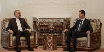 چاوپێکەوتنی وەزیری دەرەوەی ئێران و سەرۆک کۆماری سوریا