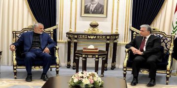 جێگری وەزیری ناوخۆی ئێران لە هەولێر لە گەڵ ڕێبەر ئەحمەد کۆبووە
