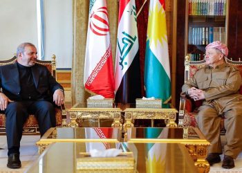 باڵیۆزی ئێران لە گەڵ سەرۆکی پارتی دیمۆکراتی کوردستان کۆبووە