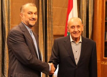 کۆبوونەوەی وەزیری دەرەوەی ئێران و سەرۆکی پەرلەمانی لوبنان