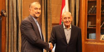 کۆبوونەوەی وەزیری دەرەوەی ئێران و سەرۆکی پەرلەمانی لوبنان
