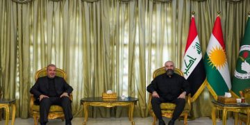 باڵیۆزی ئێران و سەرۆکی یەکێتی لە سلێمانی کۆبوونەوە
