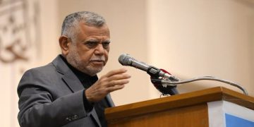 هادی عامری: ئەمریکا بەرپرسی یەکەمی شەڕی دژ بە فەڵەستینە