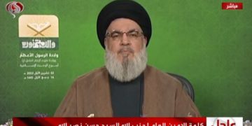 سەید حەسەن نەسروڵڵا: ئەمریکا بەرپرسی یەکەمی قەیرانی سوریایە