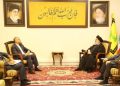 کۆبوونەوەی وەزیری دەرەوەی ئێران و سەید حەسەن نەسروڵڵا لە بەیروت