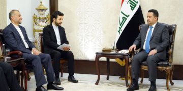 کۆبوونەوەی وەزیری دەرەوەی ئێران و سەرۆک وەزیرانی عێراق