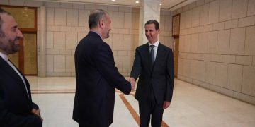 کۆبوونەوەی ئەمیر عەبدوڵڵاهیان و سەرۆک کۆماری سوریا