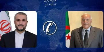 وتووێژی تەلەفوونی وەزیرانی دەرەوەی ئێران و جەزایر لە سەر ڕەوشی غەززە