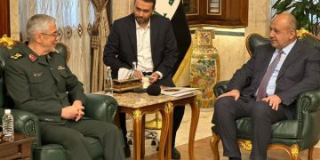 کۆبوونەوەی سوپاسالاری ئێران و وەزیری بەرگری عێراق