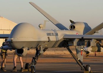 درۆنێکی ئەمریکی لە لایەن خۆڕاگری عێراقەوە خرایە خوارەوە